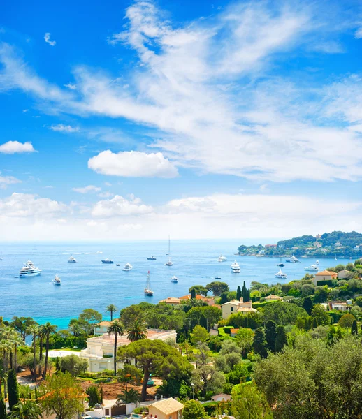 Morze Śródziemne. Francuska Riwiera krajobraz — Zdjęcie stockowe