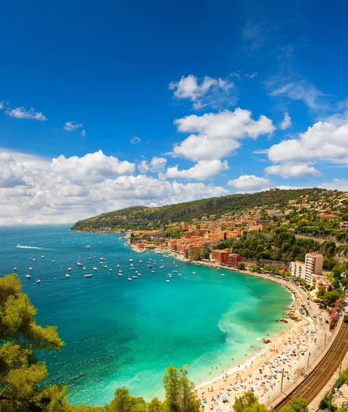 View of luxury resort and bay of Cote d — Stock Photo, Image