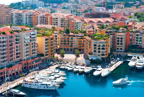 Fontvieille, nuovo quartiere di Monaco — Foto Stock