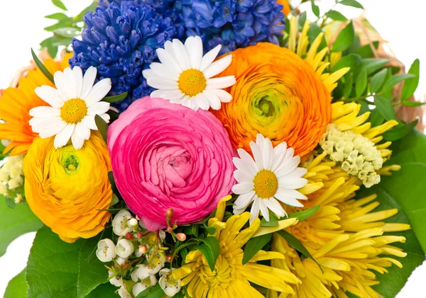 Bouquet of colorful spring flowers — Stock Photo, Image