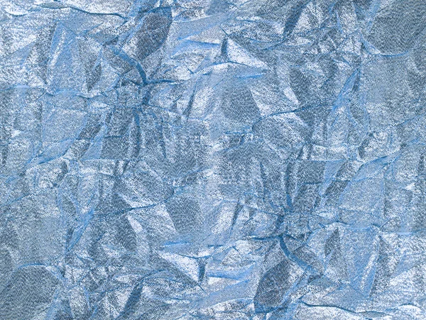 Блестящий серебристо-синий текстильный фон — стоковое фото