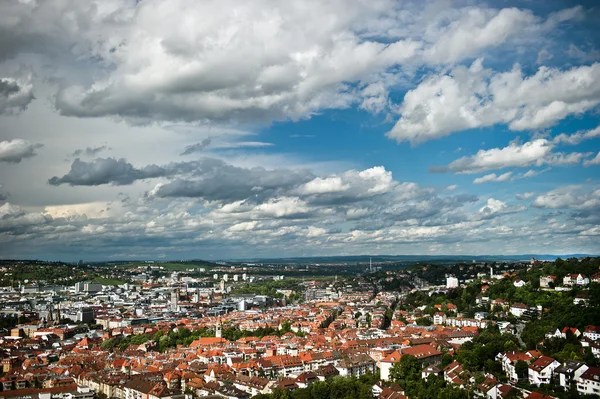 Nézet-, Stuttgart város, Baden-Württemberg, Németország — Stock Fotó