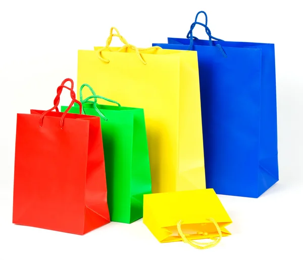 Bolsas de compras coloridas —  Fotos de Stock