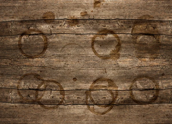 Rustic wooden background with stains — Stock Photo, Image