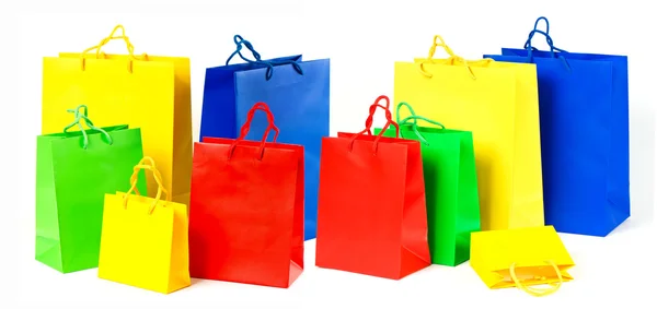 Bolsas de compras coloridas — Foto de Stock