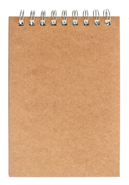 Telli ve geri dönüşümlü kağıt ön kapak kitap — Stok fotoğraf