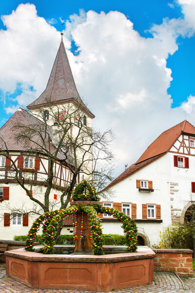 традиционные немецкие пасхальные яйца
