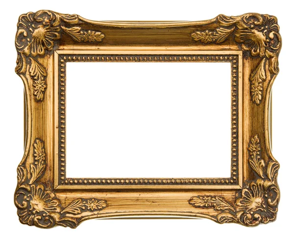 Oude gouden frame. antieke object — Stockfoto