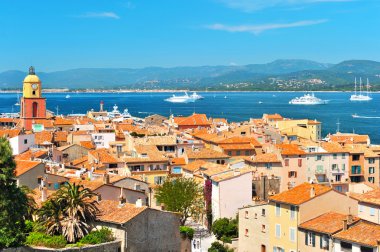 Beautiful view of Saint-Tropez. France, Provence clipart