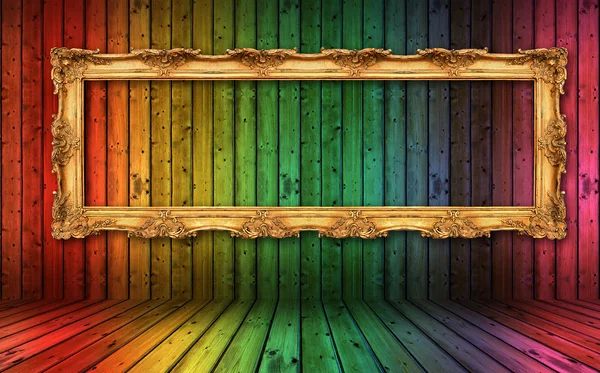 Colorful decorative dirty wooden background — Stock Photo, Image