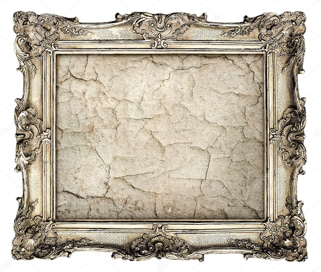 Old silver frame