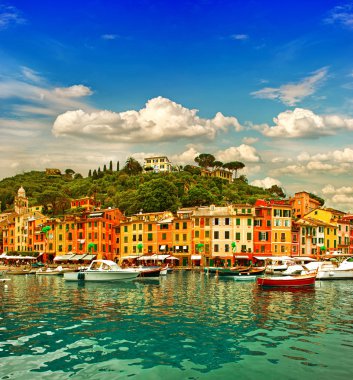 Ligurian kıyısında, Akdeniz