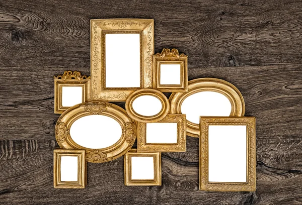 Antik goldene Rahmen — Stockfoto