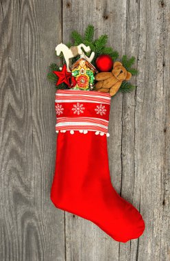Noel çorap dekorasyon