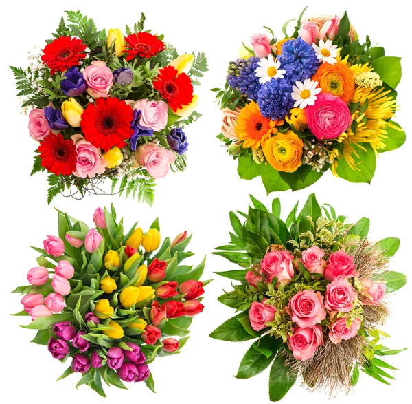 Colorful flower bouquets — Stock Photo, Image