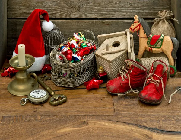 Decoratie van Kerstmis speelgoed — Stockfoto