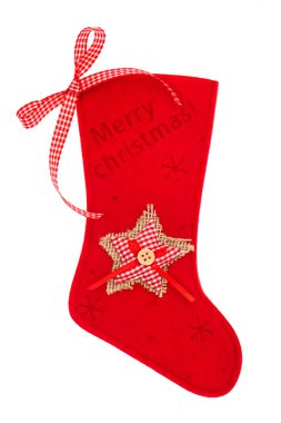 Noel Baba hediyeleri kırmızı Noel çorap