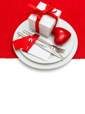 romantic candle light dinner. Valentines Day clipart