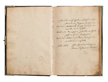 antiquebook eski tanımsız metin ile açın