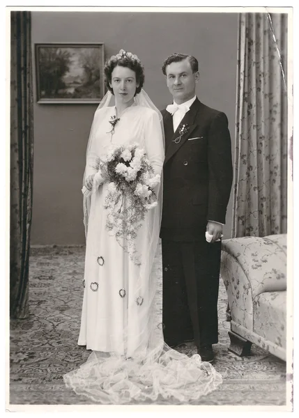 Düğün fotoğrafı. Sadece evli çift. Gelin ve damat