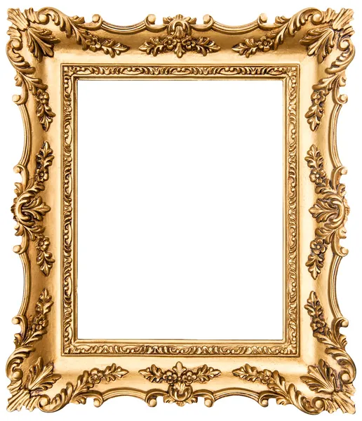 Vintage golden afbeeldingsframe Stockfoto