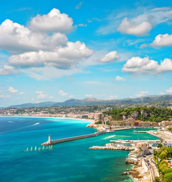 Vista de la ciudad de Niza, Costa Azul, Francia —  Fotos de Stock