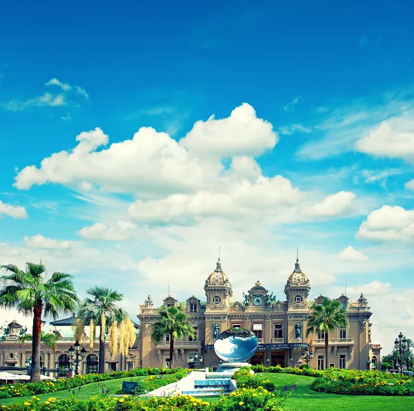 Grand Casino in Monte Carlo, landmark of Monaco. French riviera — Stock Photo, Image