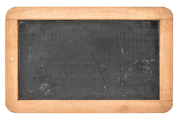 Vintage bord met houten frame geïsoleerd op wit — Stockfoto