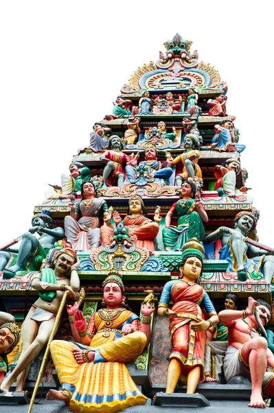 Singapur'daki en eski hindu Tapınağı sri mariamman — Stok fotoğraf