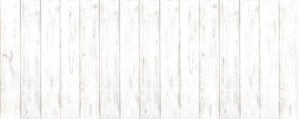 Белый Окрашенный Деревянный Фон Естественной Текстурой Поверхность Забора — стоковое фото