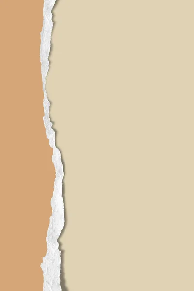 Осінній Шаблон Розірваний Паперовий Фон Вертикальний Банер Обрізаними Ребрами — стокове фото