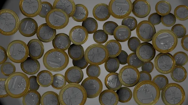 bir euro coins w