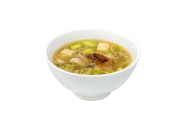 yılan balığı çorbası ve tofu