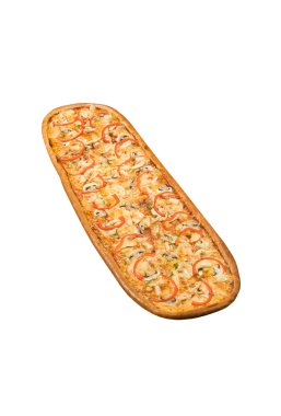 mantar ve tavuk büyük pizza
