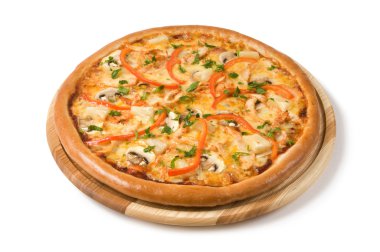 Mantar, pizza? hicken ve sebze