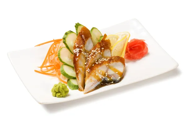 Eel sashimi — Stock Photo, Image