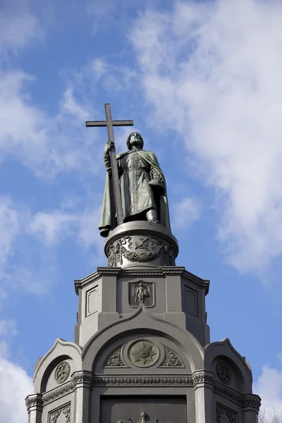 Monument naar vladimir Doper Kievse Rijk — Stockfoto