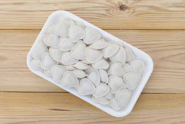 Albóndigas congeladas en un plato —  Fotos de Stock