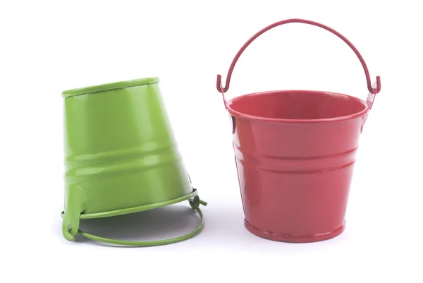 Bucket on a white background. — Stock Photo, Image