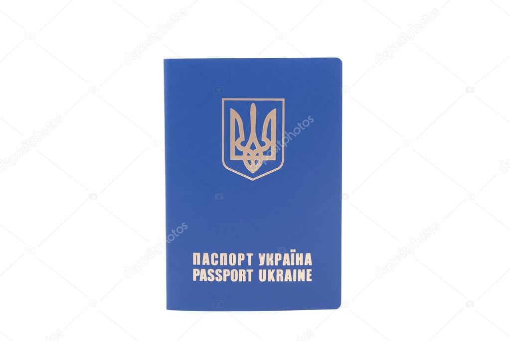 Ukrainian passport.