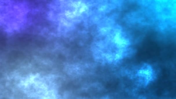 Movimiento Abstracto Las Nubes Disuelve Forma Contra Cielo — Vídeo de stock