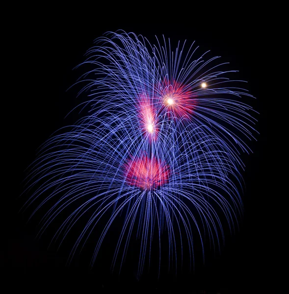 Vuurwerk voor het feest van saint mary in mqabba - malta — Stockfoto