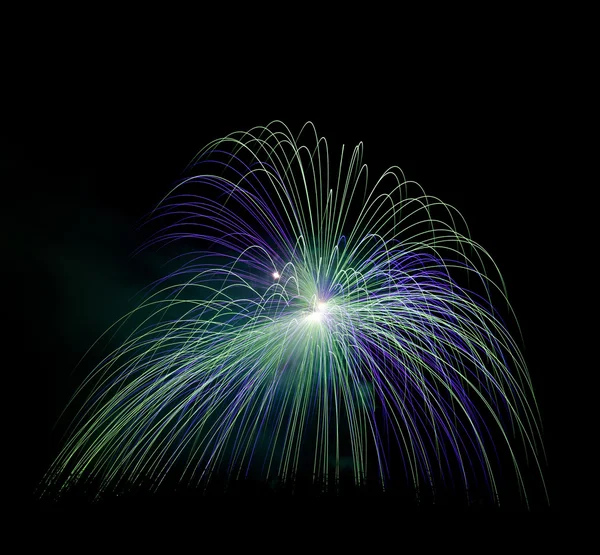 Fireworks Display for the Feast of Saint Mary in Mqabba - Malta — Stock Photo, Image