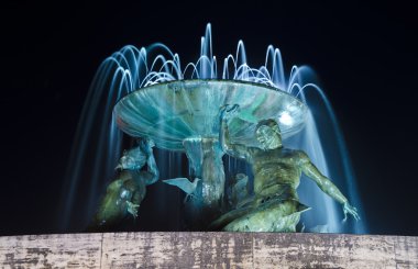 Valletta Triton çeşme - malta