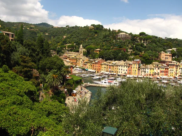 De pittoreske haven van portofino in Italië — Stockfoto