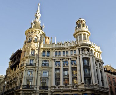 Plaza de Canelejas in Madrid - Spain clipart