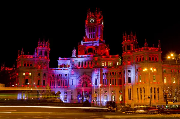 Plaza de Cibeles в Мадриде - Испания — стоковое фото