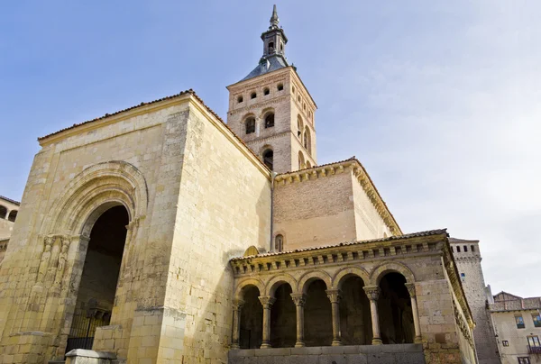 Antigua iglesia de San Martín en Segovia — Foto de Stock