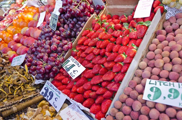 Mercato alimentare a Madrid Fotografia Stock