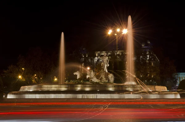 Fuente del Neptuno en Madrid - España — Foto de Stock